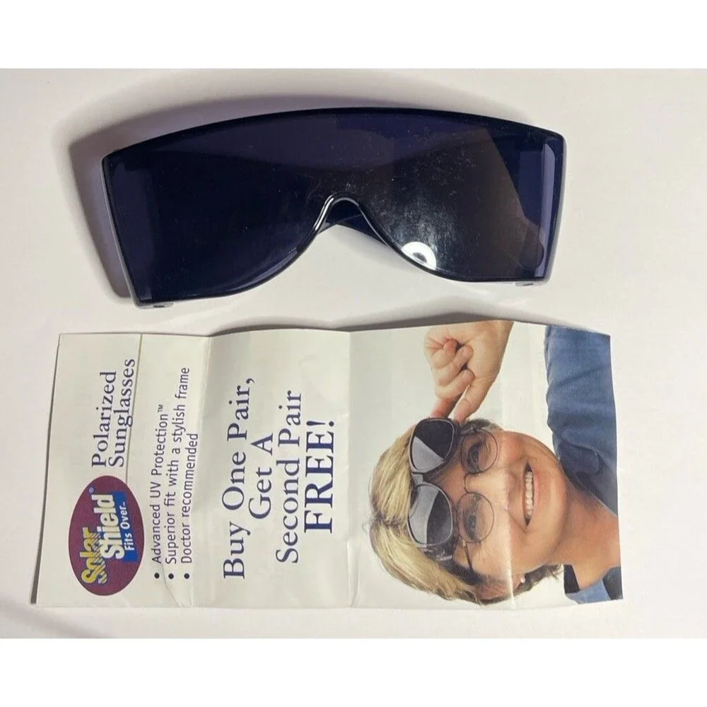 Solar Shield Extra Dark Fit Over Sunglasses Sun Shield Cover Glasses Driving